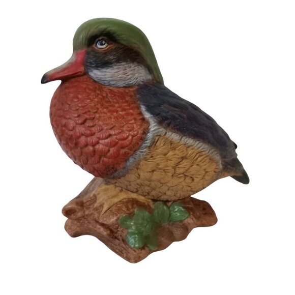 Vintage Holland Mold Hand-Painted Ceramic Wood Duck Pair Figurines 12" Collectib - Picture 5 of 12